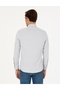 Gray Slim Fit Long Sleeve Shirt 50291042 -Vr024 - 5