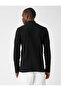 High Collar Basic Sweater - 4