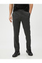 Woven Trousers Buttoned Pocket Detailed - 3