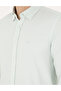 Green Slim Fit Long Sleeve Shirt 50291042-Vr016 - 7