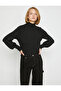 Turtleneck Sweater Balloon Sleeve - 2
