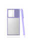 Galaxy Note 20 Ultra - Case Slide Sliding Back Frosted Lens Cover - Lilac