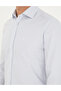 Navy Blue Slim Fit Long Sleeve Shirt 50294168-Vr033 - 7