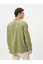 Italian Collar Shirt Long Sleeve Cotton Regular Fit - 4