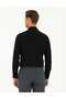 Black Dobby Slim Fit Long Sleeve Shirt 50298040-Vr046 - 5