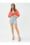 Chiffon Crop Blouse Balloon Sleeve Gipelli - 2