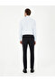 Navy Blue Slim Fit Jogger Canvas Trousers 50296207-Vr033 - 4