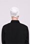 Cream Back Tied Hijab Bonnet Viscose Fabric Seamless Interlocking Lycra Inner Bonnet 3010_40 - 5
