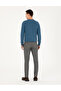 Gray Slim Fit Lace-Up Canvas Trousers 50296178-Vr024 - 4