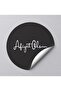 Sticker Kuşe Bon Appetit Round Cut Black (3,7X3,7Cm) 108 Pieces - 2