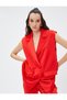 Oversize Blazer Vest Double Breasted Buttoned - 2