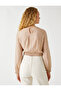 Crop Blouse with Elastic Detail - 4
