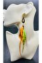 Handmade Coconat Apparatus Artificial Feather Single Women's Earrings - 2