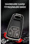 Audi Compatible A6, A5, A4, Q7, Q5, S4, S5, S7, B9, A4L, 4m, 8W, Tt, Tts, Rs, 8S Silver Edge Tpu Key Case Cover (Black) - 5