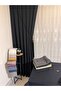 ROMA 18542-ANTHRACITE LINEN SINGLE WING (بدون طيات) ستارة خلفية - 5