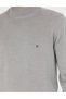 Hellgrauer Melange Slim Fit Halbrollkragen-Basic-Strickpullover 50276502-VR091 - 7
