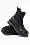 2051-2137 Black Elastic Daily Women's Boots - 6