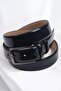 Patent Leather Children's Belt, Shiny Black Color Belt Suitable for Suits - 3