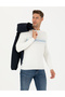 Ecru Slim Fit Crew Neck Knitwear Sweater 50278095-Vr019 - 5
