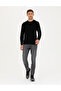 Black Slim Fit Crew Neck Sweater 50281823-Vr046 - 4