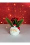 2025 New Year Santa Claus Artificial Flower Kokina Christmas Decoration Flower Pot - 4
