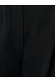 Wide Leg Trousers with Belt Detail, High Waist and Pocket - 6