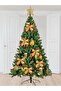 Christmas Decoration Tree Ornament Bow 6 Pieces Gold Red 12 cm Luxury Large - 5