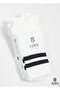 Bamboo Sports Plain Tennis Socks Seamless Socks Gray 12 Pairs - 5