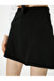 Mini Shorts Skirt A-line High Waist Relaxed Fit - 5