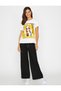 Women's Ecru T-Shirt 8YAL11308JK - 2