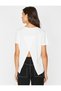 Women's Ecru T-Shirt 8YAL11308JK - 4