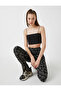 Crop Cut Thin Strap Tank Top