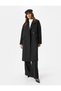 Long Cuff Coat Buttoned Double Breasted Pocket Detailed