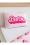 Lcw Home Pink Printed Barbie Printed Single Duvet Cover Set - 3