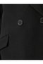 Long Cuff Coat Buttoned Double Breasted Pocket Detailed - 6