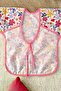 Flower Patterned Liquid Proof Unisex Activity and Feeding Bib 6-24 Months - 5