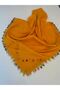 Handmade Crystal Drop Stone Beaded Writing, Cheesecloth Yemeni, Scarf, 4 Edge-Embroidered