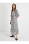 Women's Black Print Dress 4Sak80100Pw