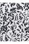 Women's Black Print Dress 4Sak80100Pw - 6