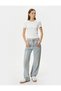 Basic T-shirt Slim Fit Ribbed Short Sleeve Crew Neck Cotton - 2