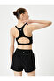 U-Neck Printed Slim Fit Sports Bra - Back Window Detail - 4