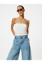 Strapless Bustier Crop Slim Fit - 2