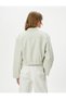 Bomber Jacket with Snap Button and High Collar Pocket - 4
