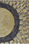 Hari̇kabi̇rev | Black -Gold Color Abstract Set 05 | Framed Glass Table 3 Pieces Vertical - 4
