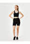 Sports Short Shorts Side Pocket Detailed Zebra Patterned Textured - 2