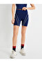 High Waist Striped Slim Fit Sports Short Leggings - 3