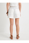 Muslin Shorts with Tie Waist and Pocket Detail, Cotton - 4