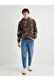 Hooded Sweatshirt Abstract Printed Long Sleeve - 2