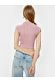 Sleeveless Undershirt Slim Fit Textured Stand Collar - 4