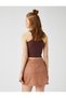 Halter Neck Crop Tank Top - 4